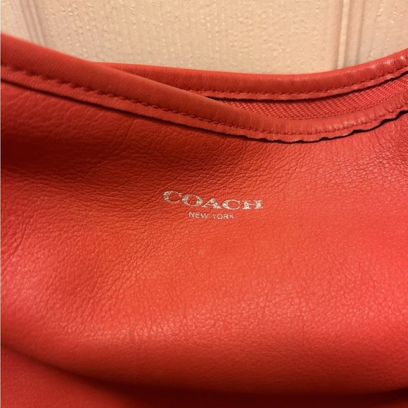 Coach Red Leather Legacy Hobo Women's Bag - Picture 2 of 16